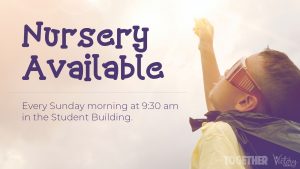Sprouts - Every Sunday morning at 9:30 am in the Student Building.